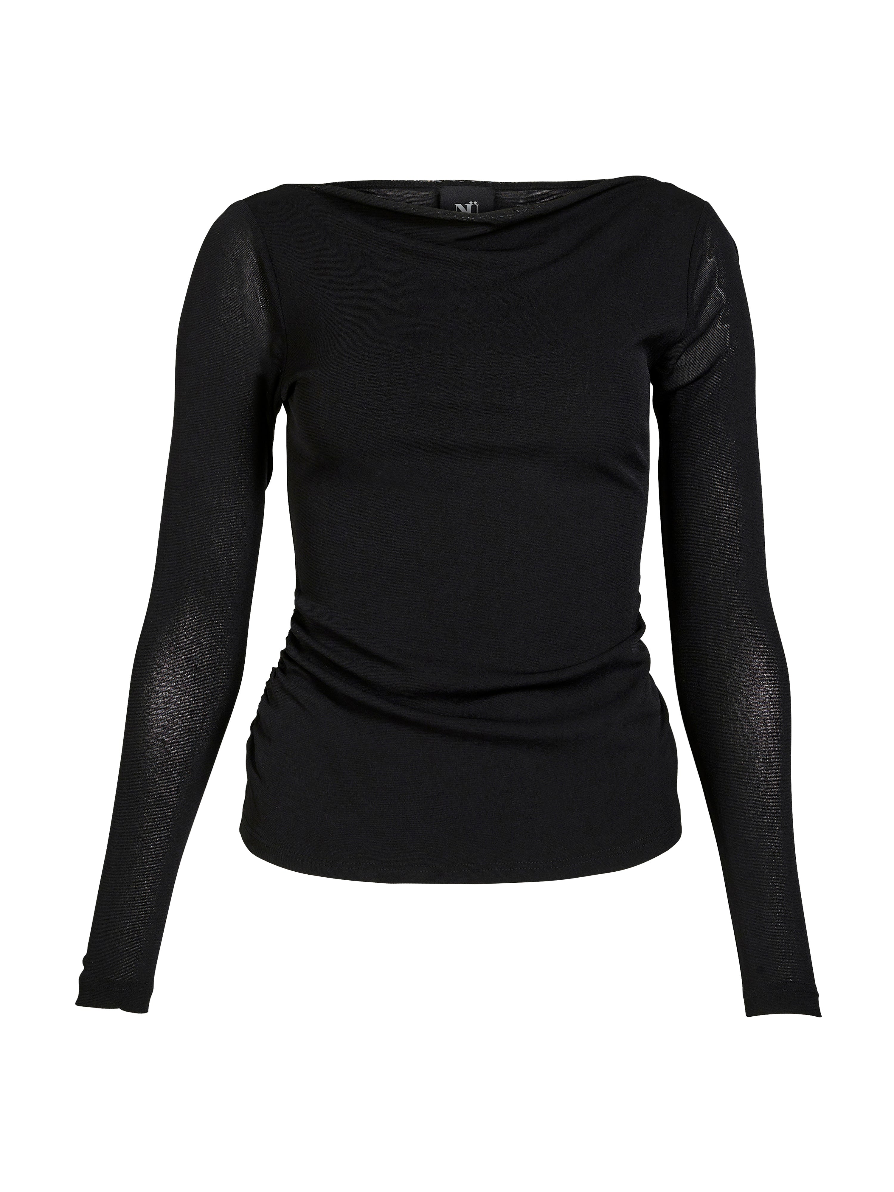 NÜ BETH l/s t-shirt Toppe og t-shirts Sort