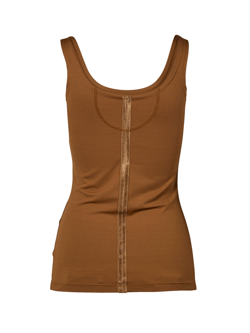 NÜ  FOX top Toppe og T-shirts 287 Toffee Brown