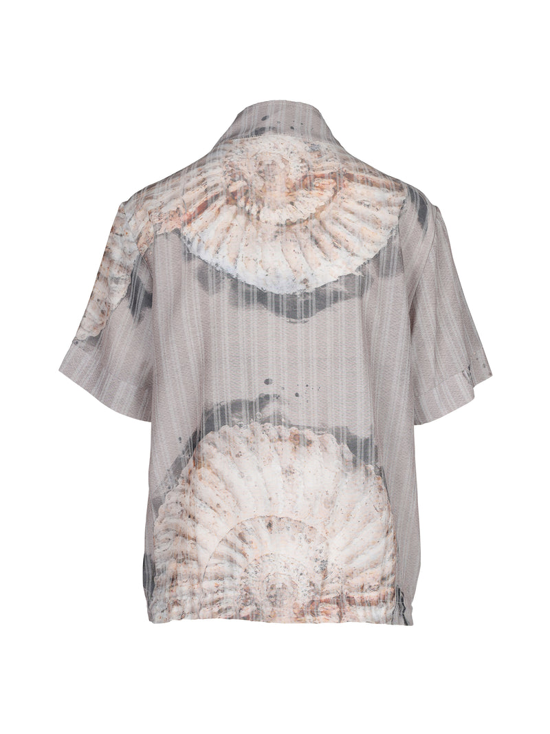 NÜ TIA top med fossiler Toppe og T-shirts 125 Seasand mix