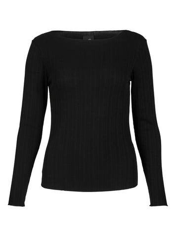 NÜ ABIHA T-shirt Toppe og t-shirts Sort