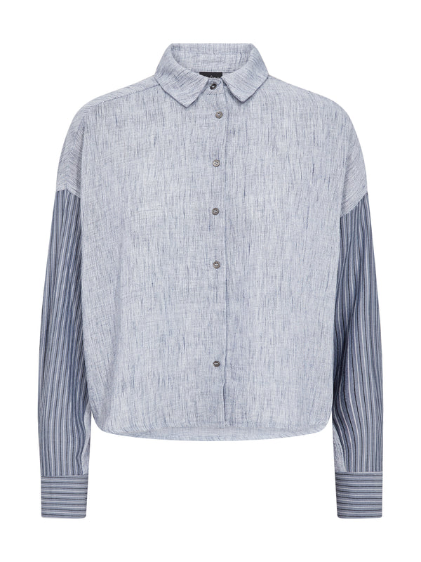 NÜ ABIRA skjorte Skjorter 402 Blue mix