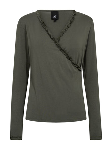 NÜ ADELE slå-om t-shirt Toppe og t-shirts 901 Grey