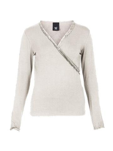 NÜ ADELE slå-om t-shirt Toppe og t-shirts 112 Bone