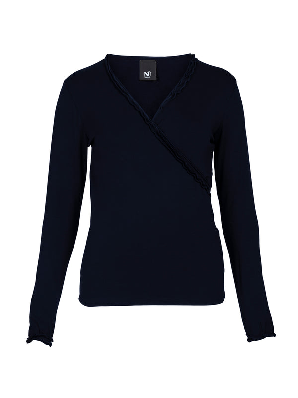 NÜ ADELE slå-om t-shirt Toppe og t-shirts 480 Midnight Blue