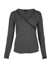 NÜ ADELE slå-om t-shirt Toppe og t-shirts 901 Grey