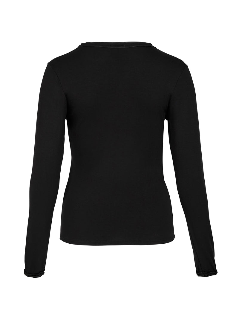 NÜ ADELE slå-om t-shirt Toppe og t-shirts Sort