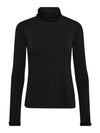 NÜ ADELE turtleneck t-shirt Toppe og t-shirts Sort