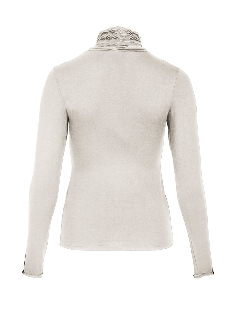 NÜ ADELE turtleneck t-shirt Toppe og t-shirts 112 Bone