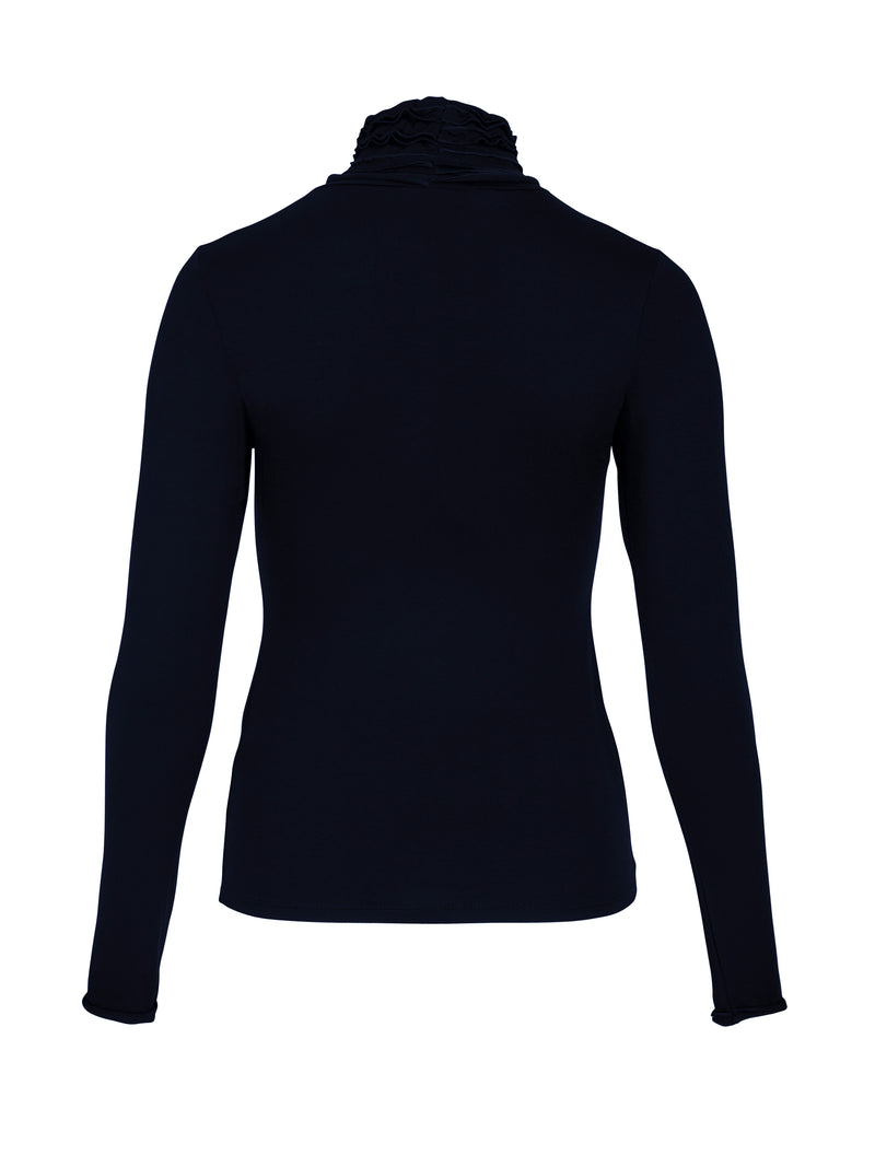 NÜ ADELE turtleneck t-shirt Toppe og t-shirts 480 Midnight Blue