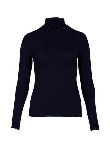 NÜ ADELE turtleneck t-shirt Toppe og t-shirts 480 Midnight Blue