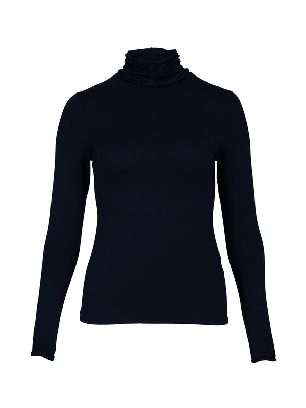 NÜ ADELE turtleneck t-shirt Toppe og t-shirts 480 Midnight Blue