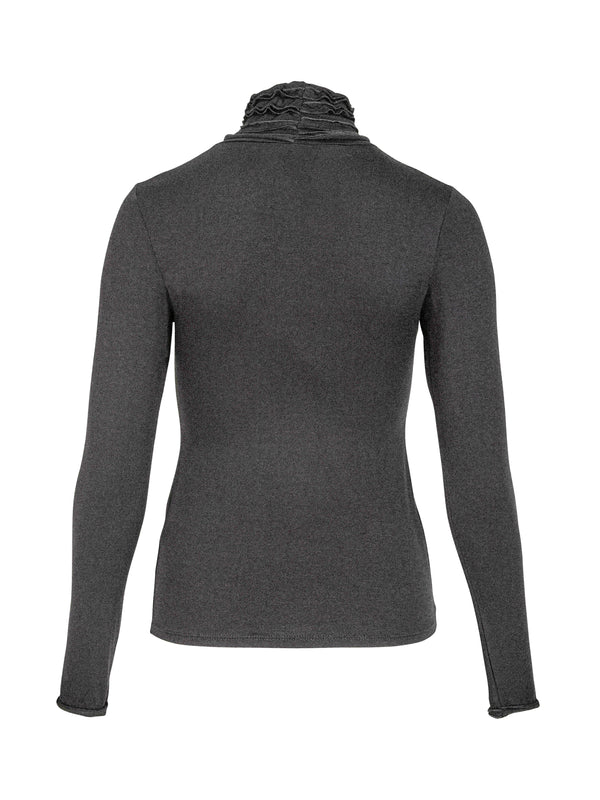 NÜ ADELE turtleneck t-shirt Toppe og t-shirts 901 Grey