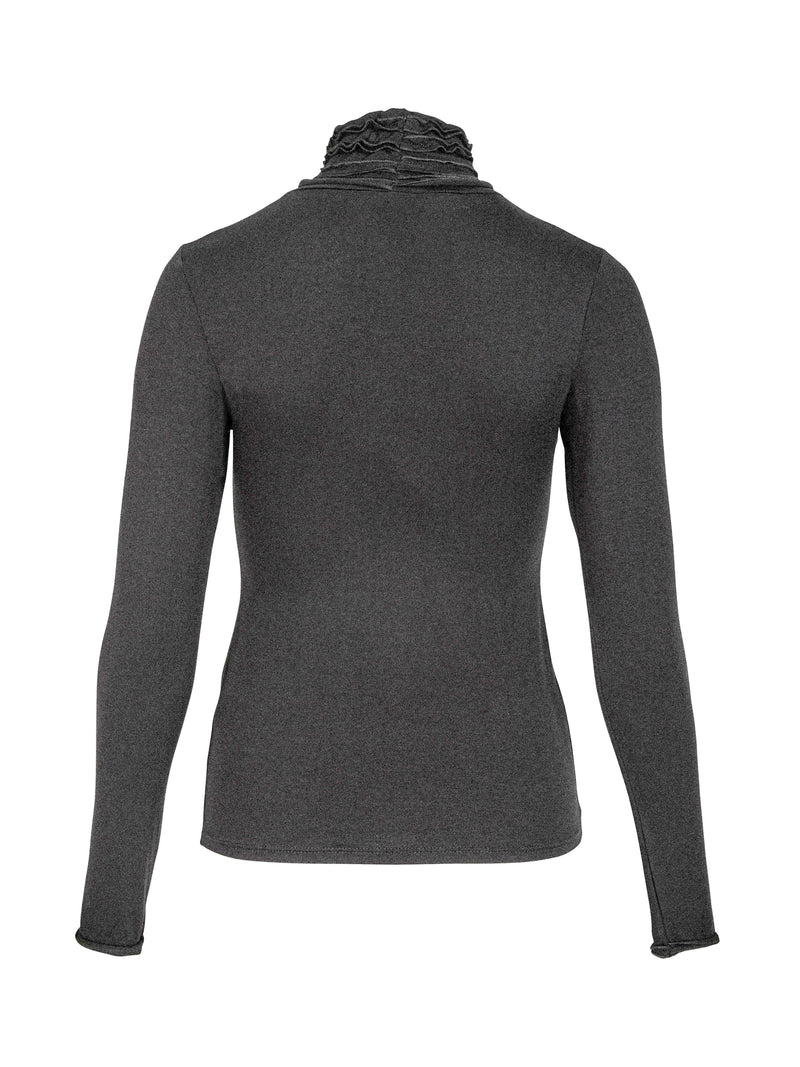NÜ ADELE turtleneck t-shirt Toppe og t-shirts 901 Grey
