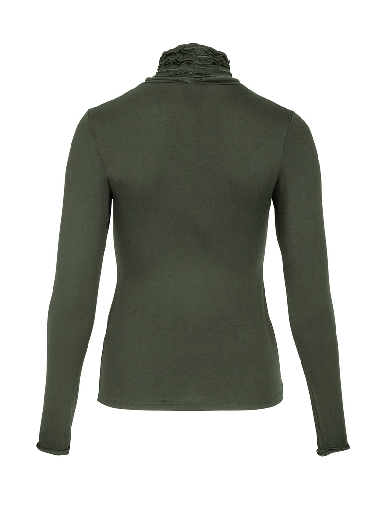 NÜ ADELE turtleneck t-shirt Toppe og t-shirts Army
