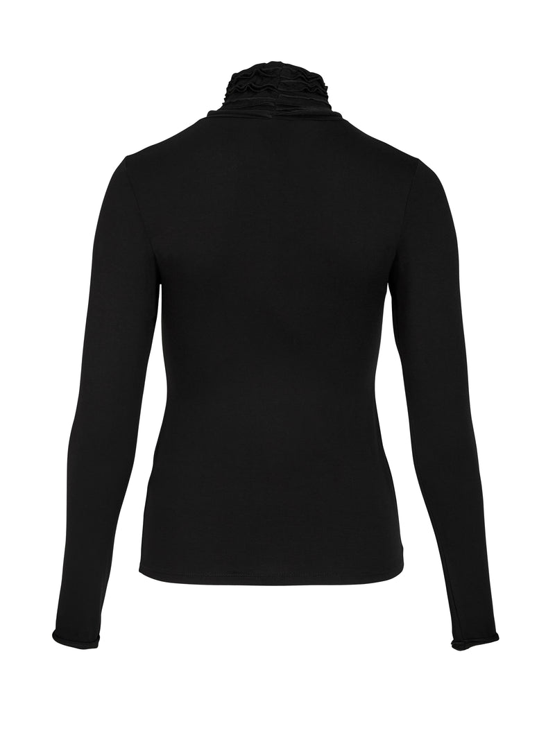 NÜ ADELE turtleneck t-shirt Toppe og t-shirts Sort