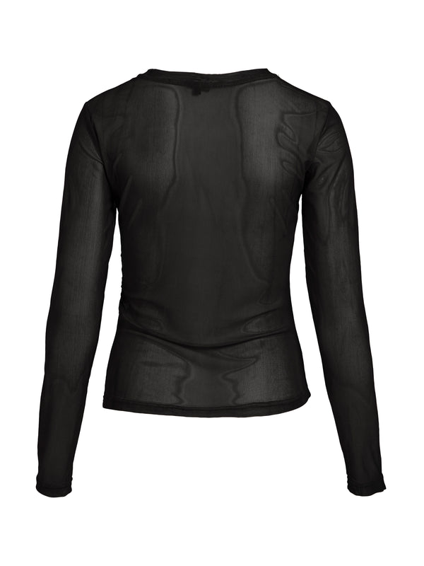 NÜ AGNA bluse Bluser 000 Solid black