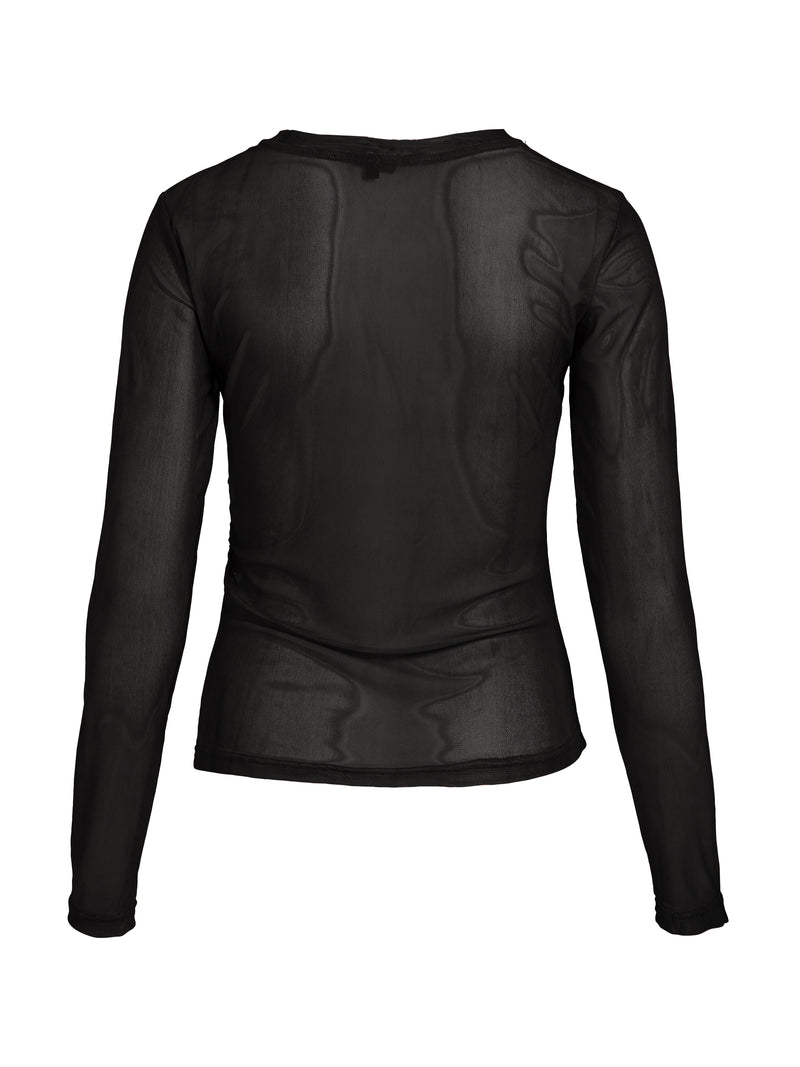 NÜ AGNA bluse Bluser 000 Solid black