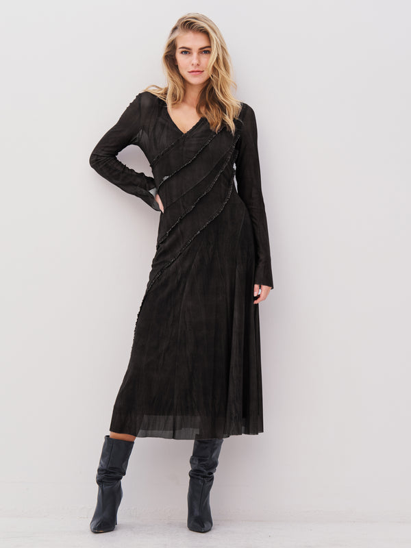NÜ AGNA kjole Kjoler 000 Solid black