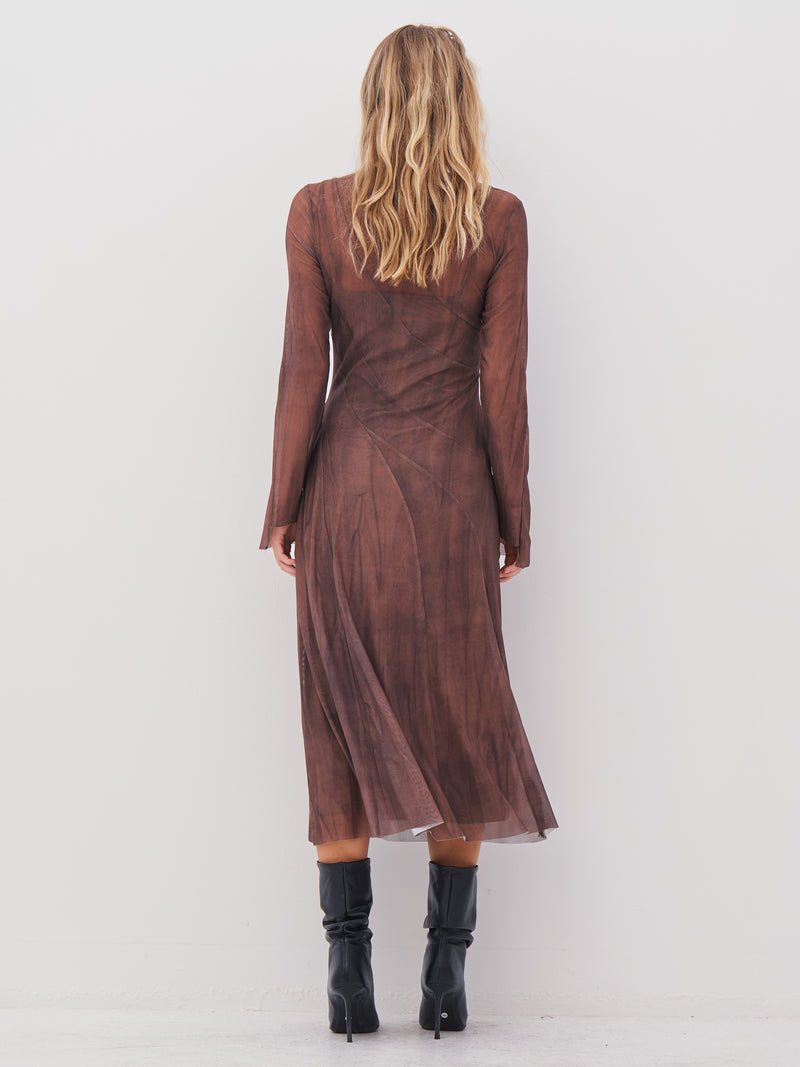 NÜ AGNA kjole Kjoler 289 Brown Mix