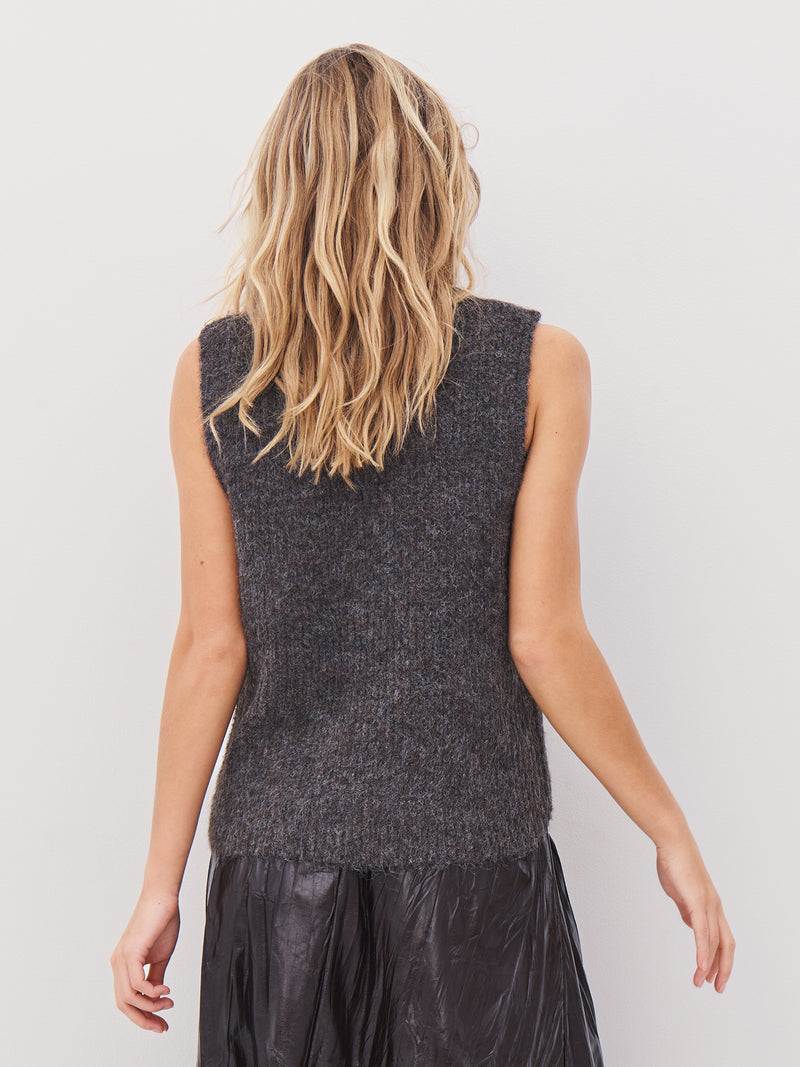 NÜ AGNES strik vest Veste 289 Brown