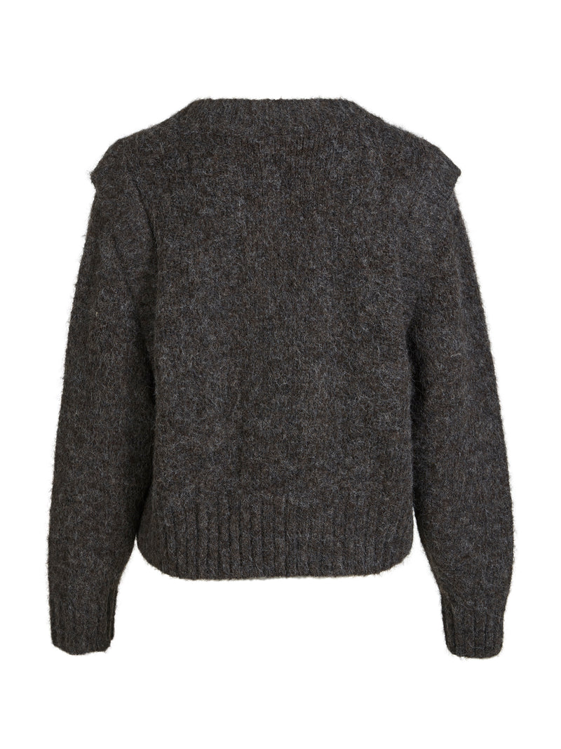 NÜ AGNES strikket bluse Bluser 289 Brown