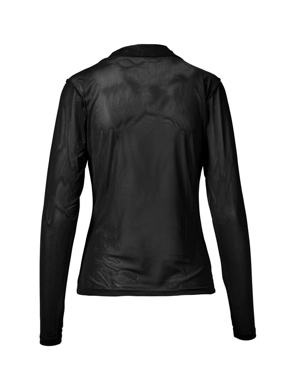 NÜ AGNETA blouse Toppe og t-shirts Sort