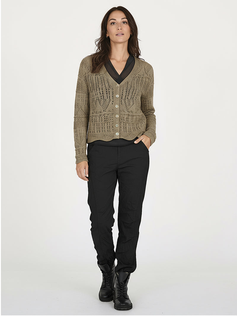 NÜ AIDA strikket cardigan Strik Army