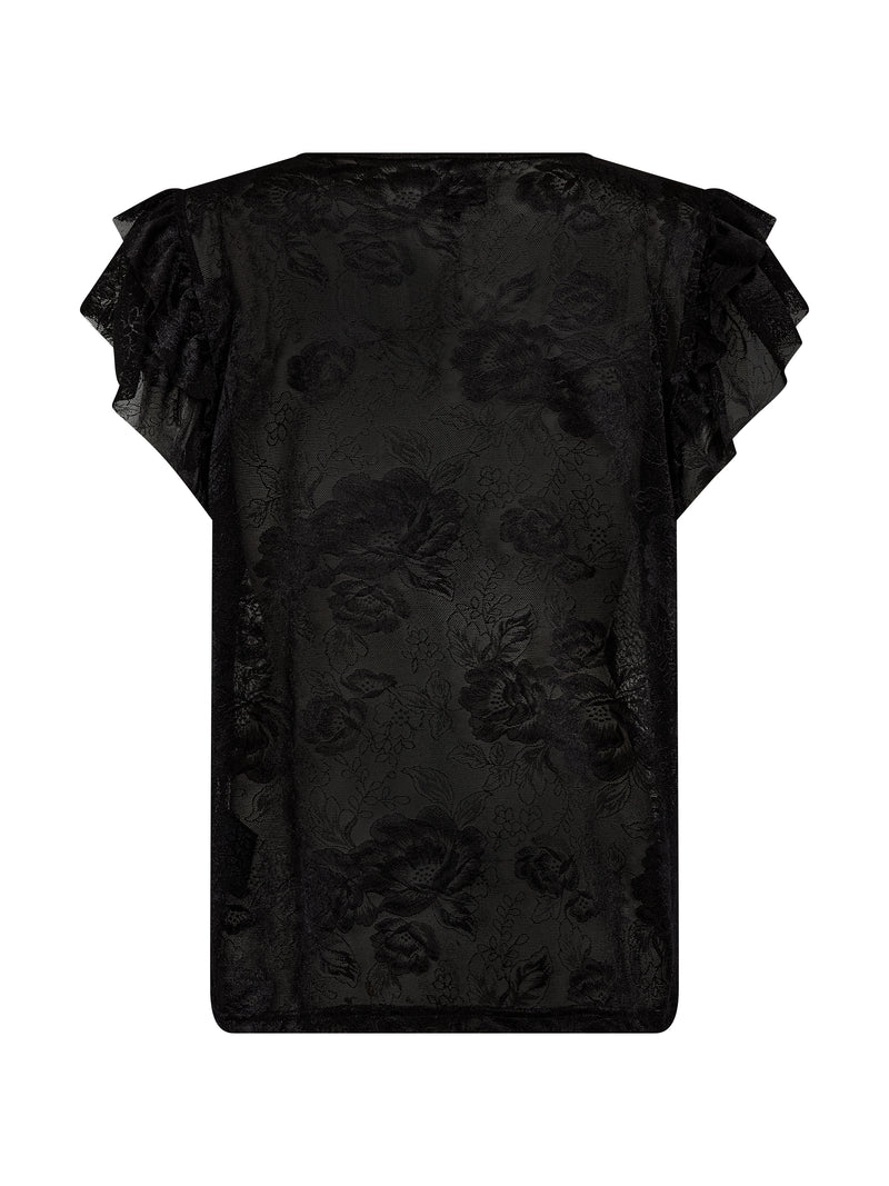 NÜ ALEC top Toppe og t-shirts Sort