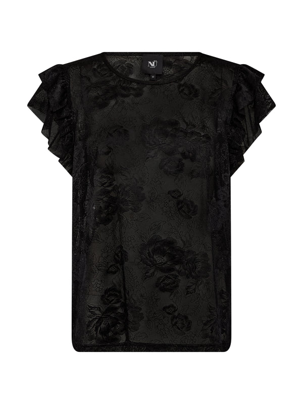 NÜ ALEC top Toppe og t-shirts Sort