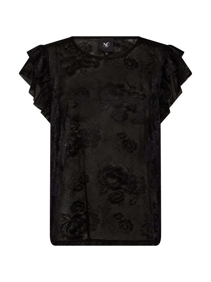 NÜ ALEC top Toppe og t-shirts Sort