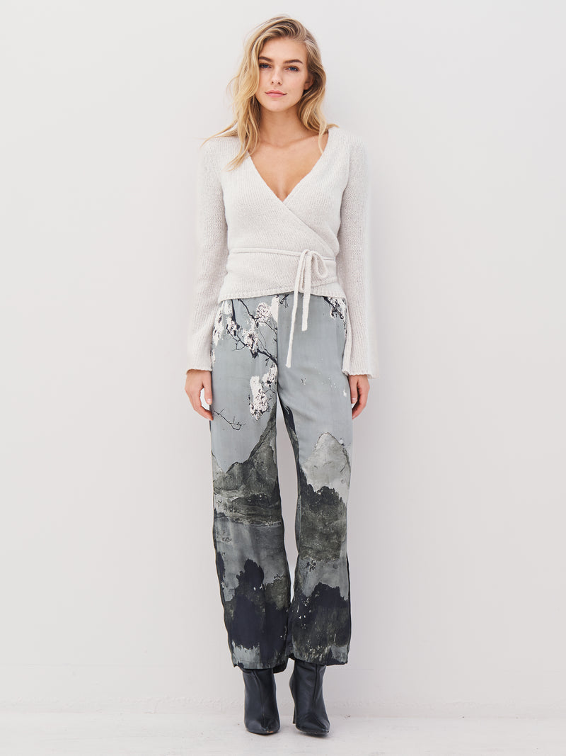 NÜ ALEXA strikket bluse Bluser 112 Bone