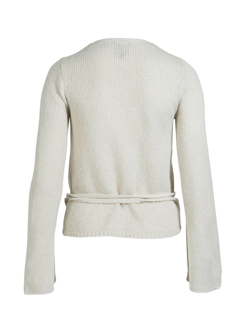 NÜ ALEXA strikket bluse Bluser 112 Bone
