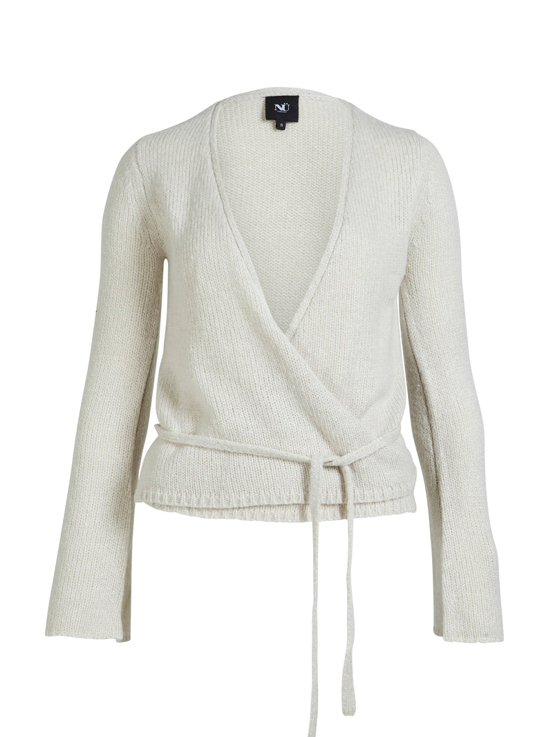 NÜ ALEXA strikket bluse Bluser 112 Bone