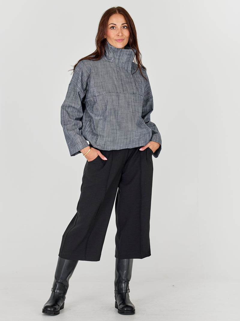 NÜ ALINA Culotte Bukser Trousers Sort