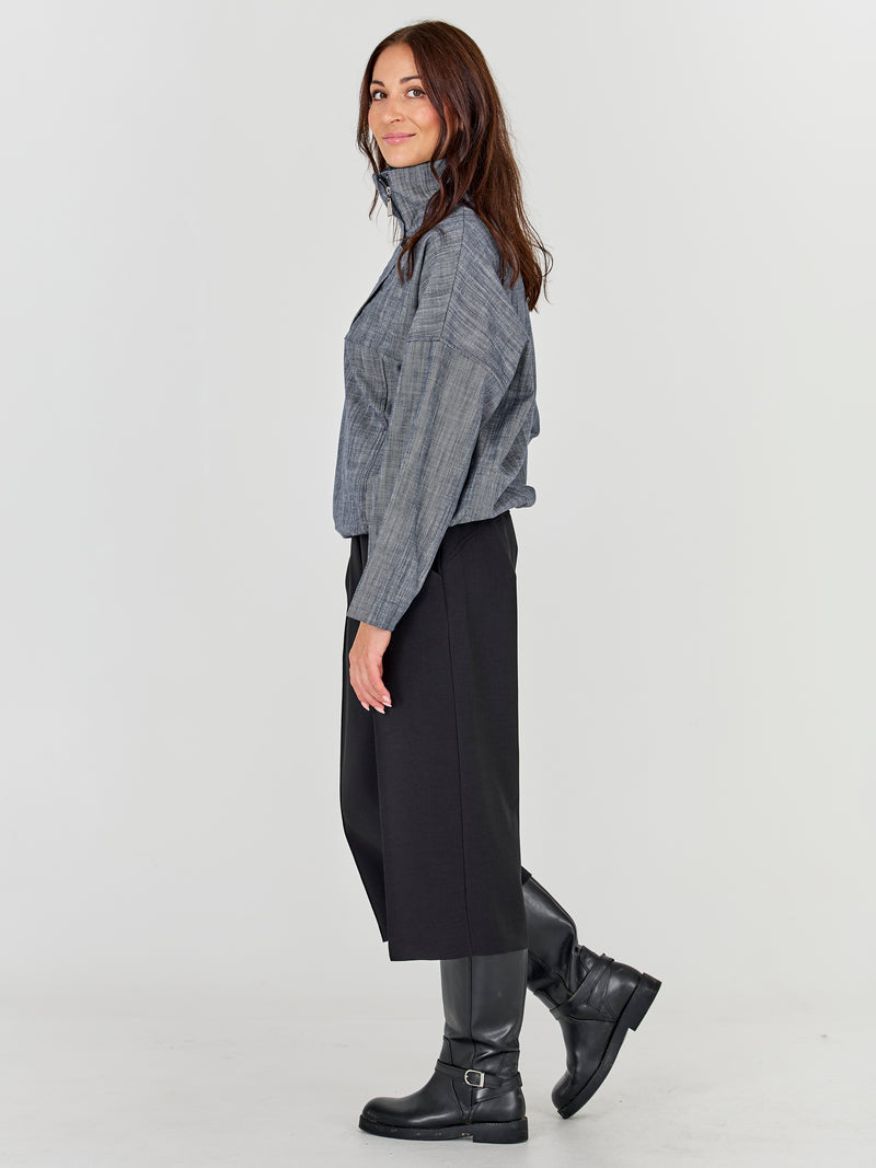 NÜ ALINA Culotte Bukser Trousers Sort