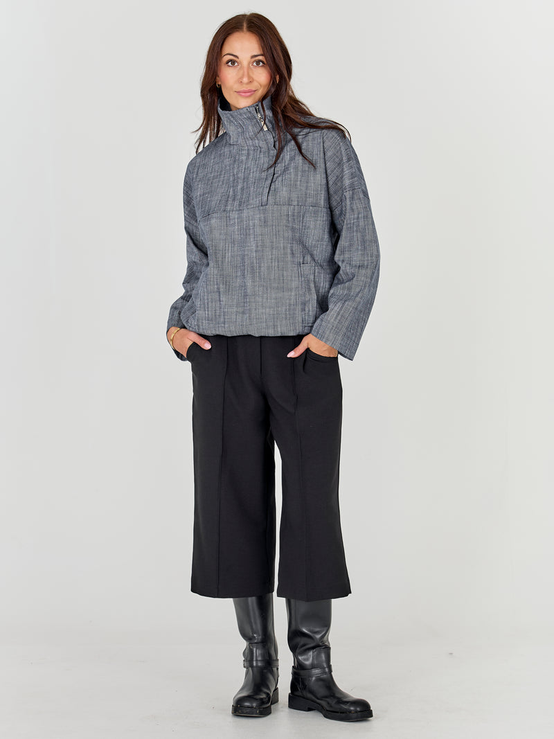 NÜ ALINA Culotte Bukser Trousers Sort