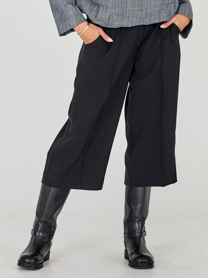 NÜ ALINA Culotte Bukser Trousers Sort