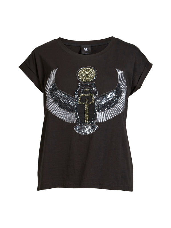 NÜ ALISE T-shirt Toppe og t-shirts 901 Grey mix