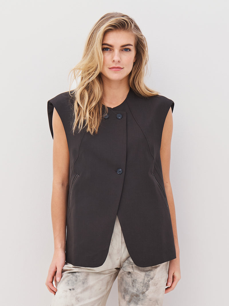 NÜ AMALIE vest Veste 289 Brown