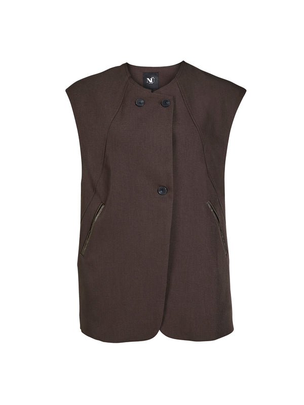 NÜ AMALIE vest Veste 289 Brown