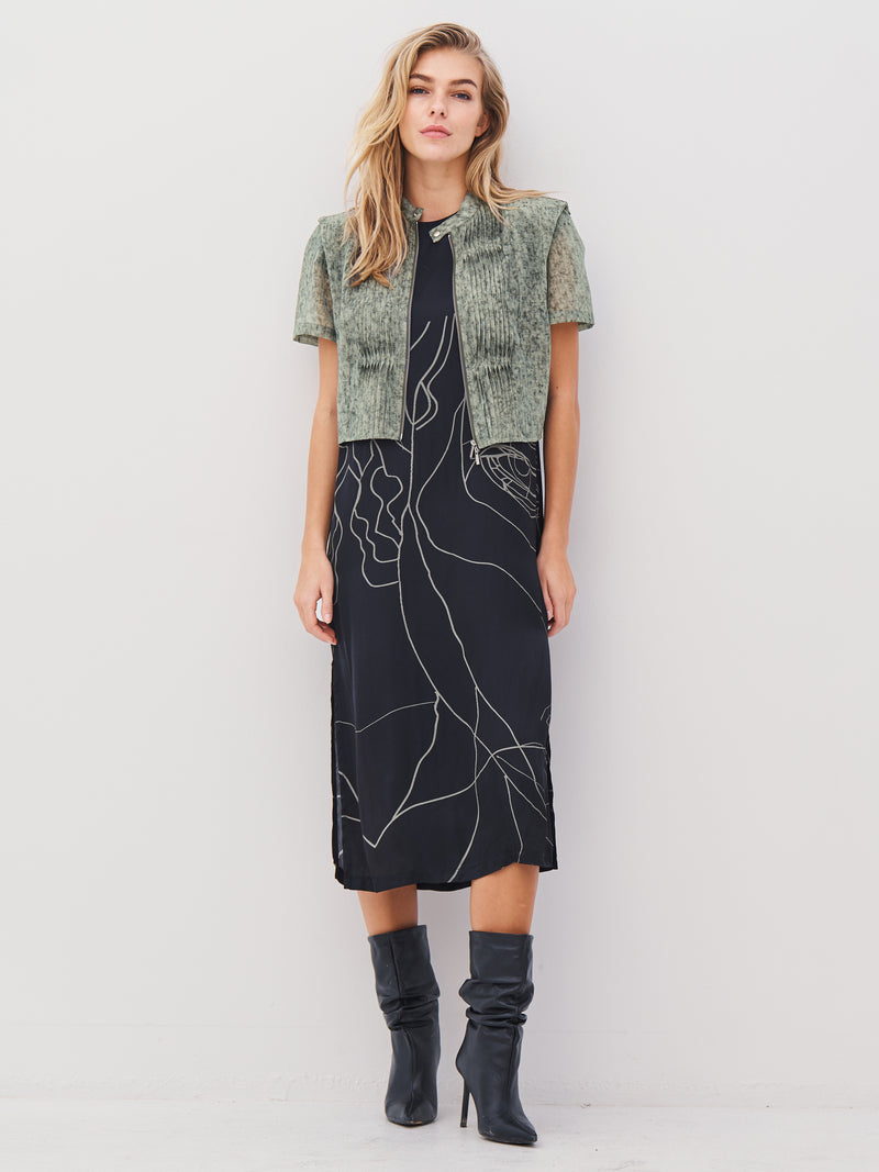 NÜ AMELI bluse Bluser 393 Army Mix