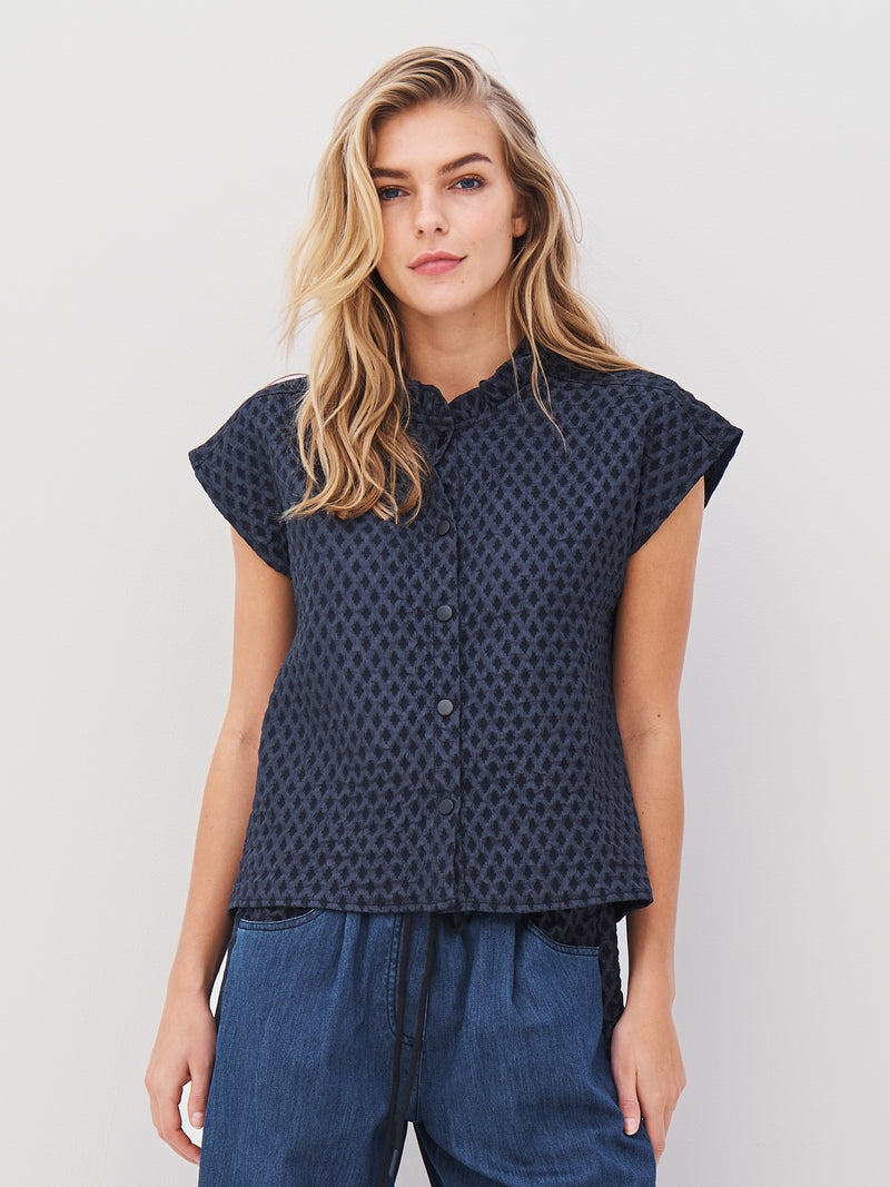 NÜ ANE top Toppe og t-shirts 486 Denim