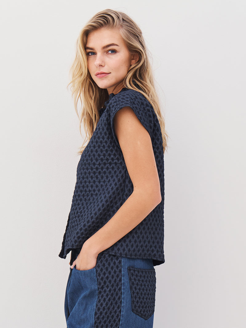 NÜ ANE top Toppe og t-shirts 486 Denim