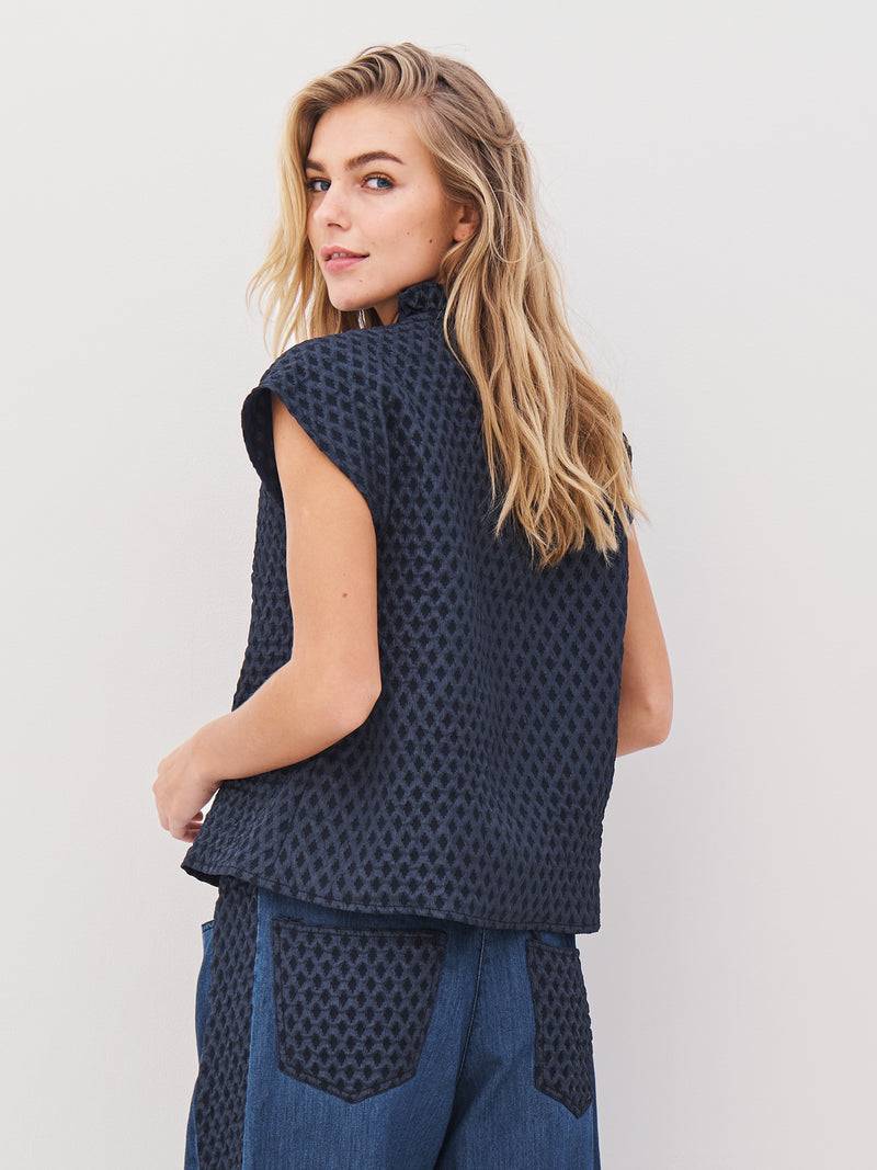 NÜ ANE top Toppe og t-shirts 486 Denim