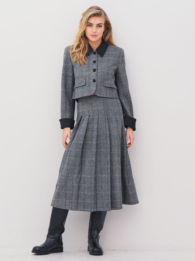 NÜ ANGELA nederdel Nederdele 901 Grey mix