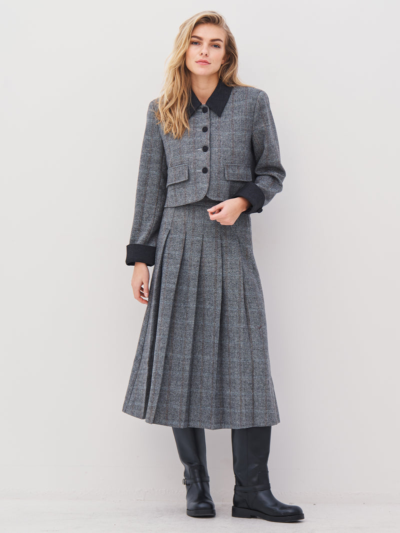 NÜ ANGELA nederdel Nederdele 901 Grey mix