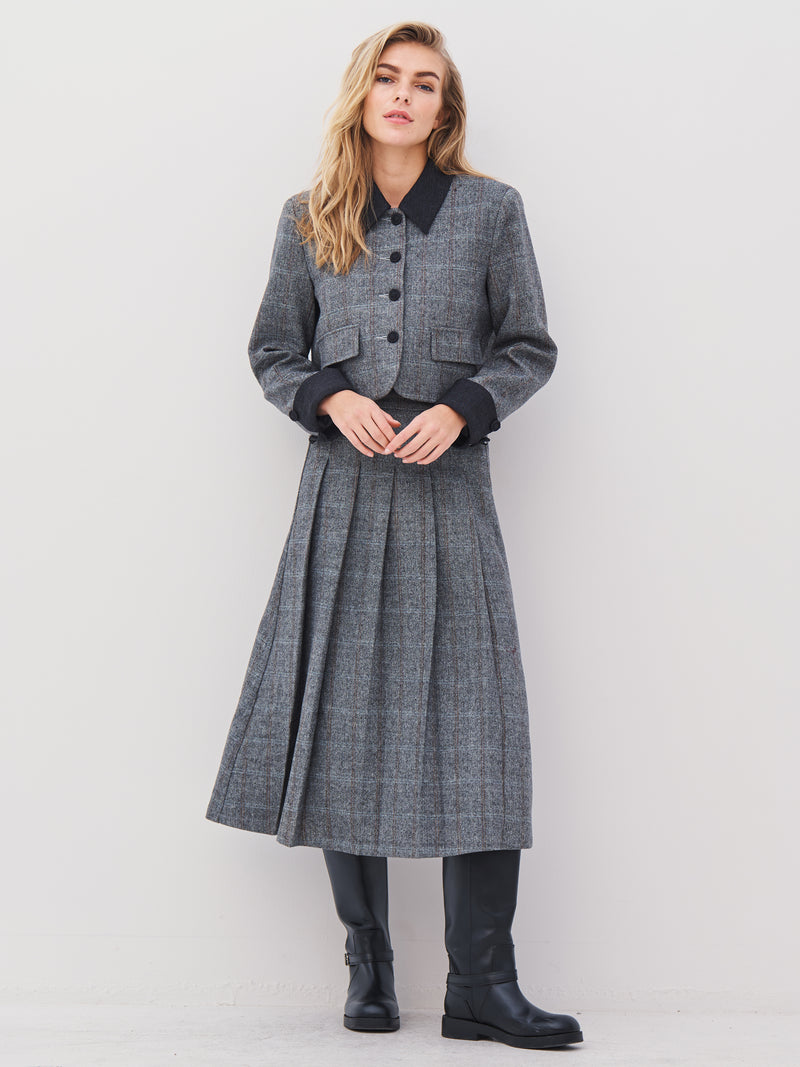 NÜ ANGELA nederdel Nederdele 901 Grey mix