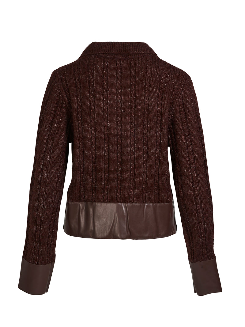 NÜ ANIA strikket bluse Bluser 789 Grape Mix