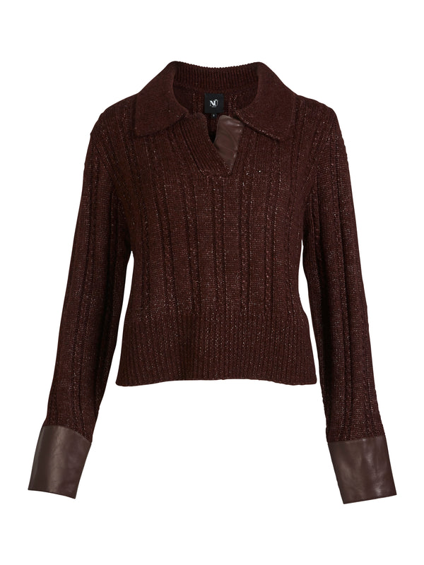 NÜ ANIA strikket bluse Bluser 789 Grape Mix