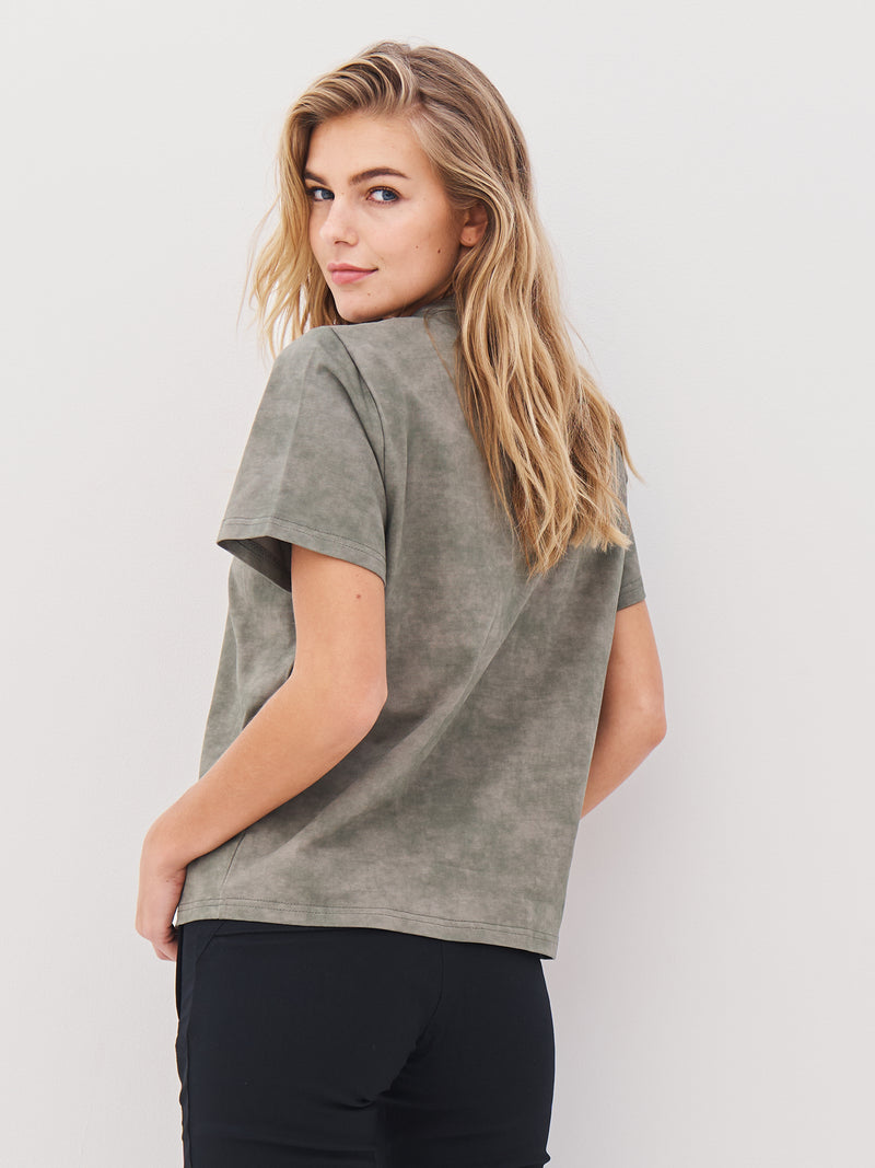 NÜ ANIKI t-shirt Toppe og t-shirts 393 Army Mix